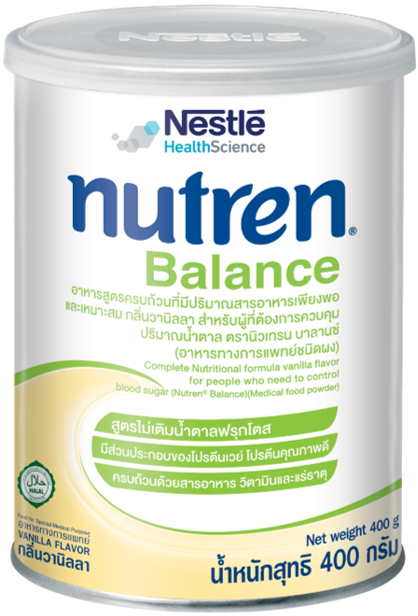 นิวเทรน บาลานซ์ Nutren Balance อาหารสูตรครบถ้วน สำหรับ ผู้ป่วย เบาหวาน คุมน้ำตาล น้ำตาลต่ำ อาหารทางการแพทย์ อาหารเสริมผู้สูงอายุ
